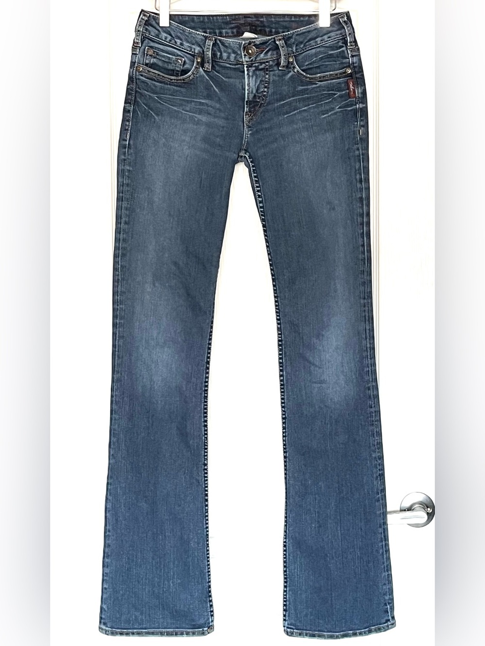 Silver Jeans Co. Toni Low Rise Bootcut Denim Jeans Blue Medium Wash Size 28